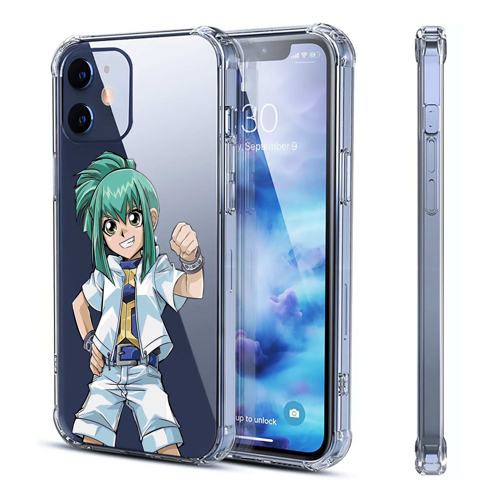 （画像用） 遊☆戯☆王 Yu-Gi-Oh! 【iPhone 12シリーズ対応】透明スマホケース（クリアソフトケース）